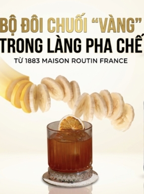 Bộ Đôi Chuối 1883 Maison Routin: Giải Pháp Vàng Cho Pha Chế Chuyên Nghiệp
