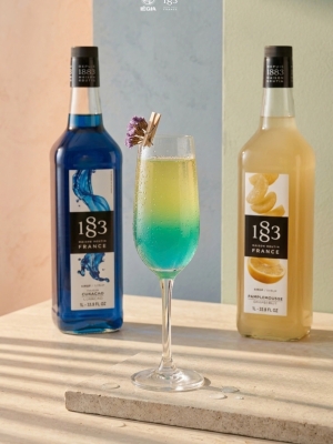 Blue Grapefruit Mocktail