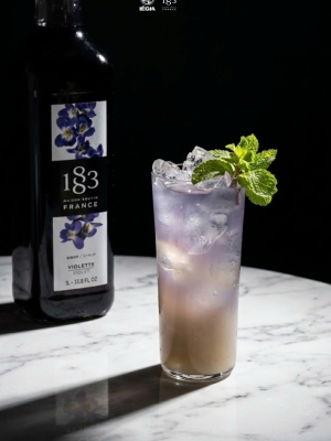 Không Cần Ra Bar! Tự Pha Violet Night Sắc Tím Huyền Bí Cực Chill Tại Nhà