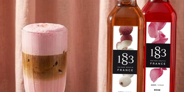  Lychee Rose Latte