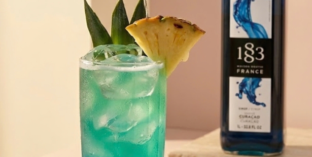 Mocktail Blue Hawaii Mát Lạnh Mùa Hè Cùng 1883 Syrup