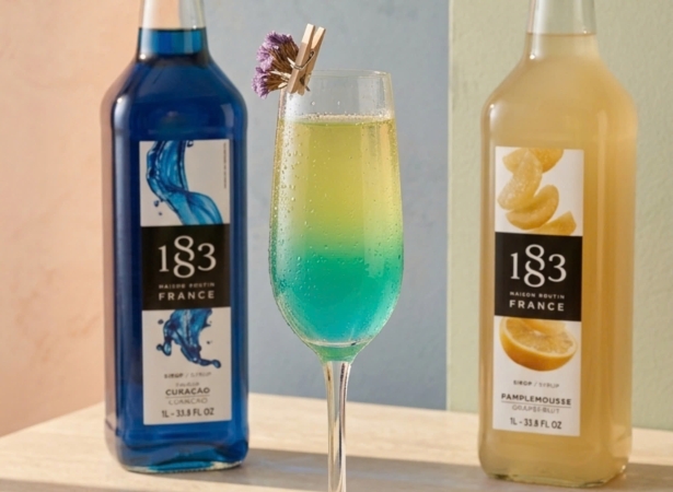 Blue Grapefruit Mocktail