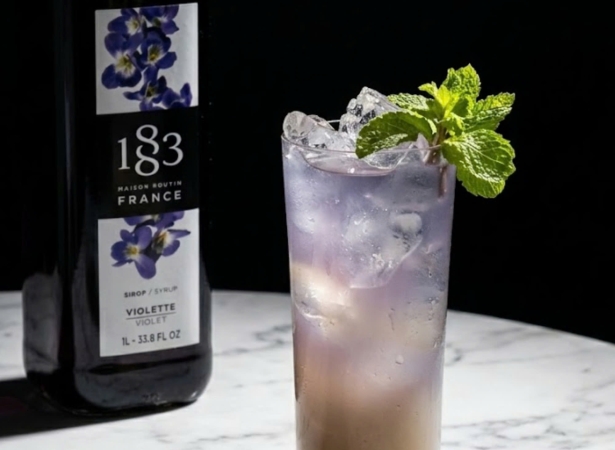 Không Cần Ra Bar! Tự Pha Violet Night Sắc Tím Huyền Bí Cực Chill Tại Nhà